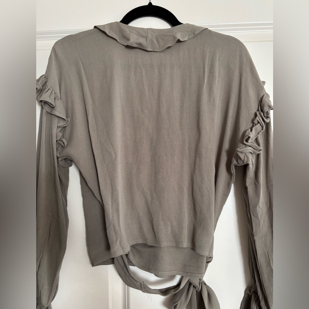 Hayden Ruffled Wrap Blouse - Picture 7 of 10